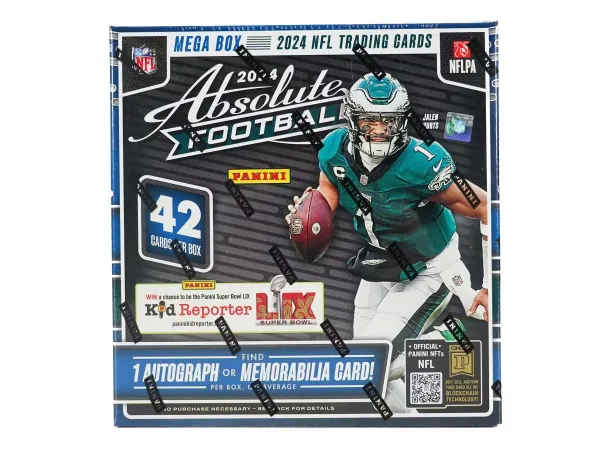 2024 Panini Absolute Football Mega Box, Black Parallels