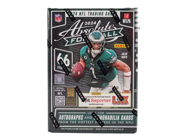 2024 Panini Absolute Football Blaster Hobby Box, Purple Parallels
