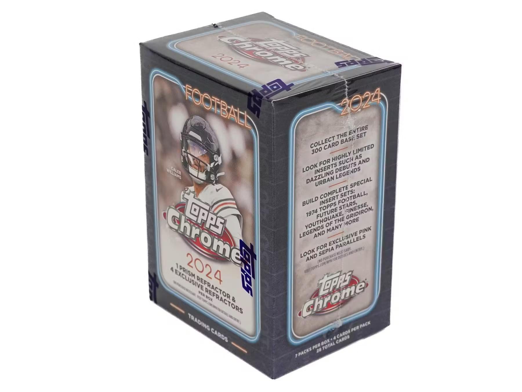 Topps Chrome 2024 Football 7-Pack Blaster Box