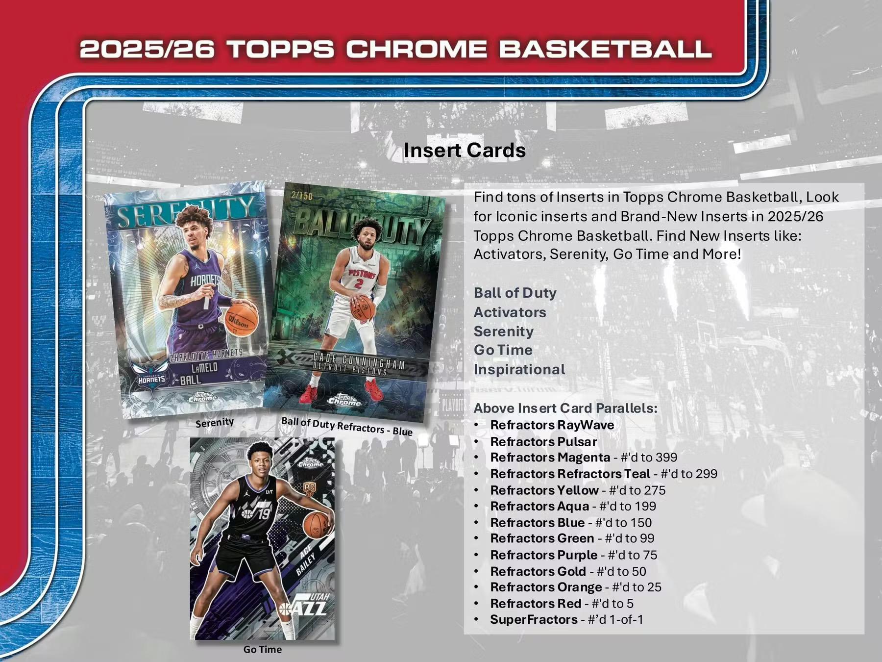 2025/26 Topps Chrome Basketball Mega Box