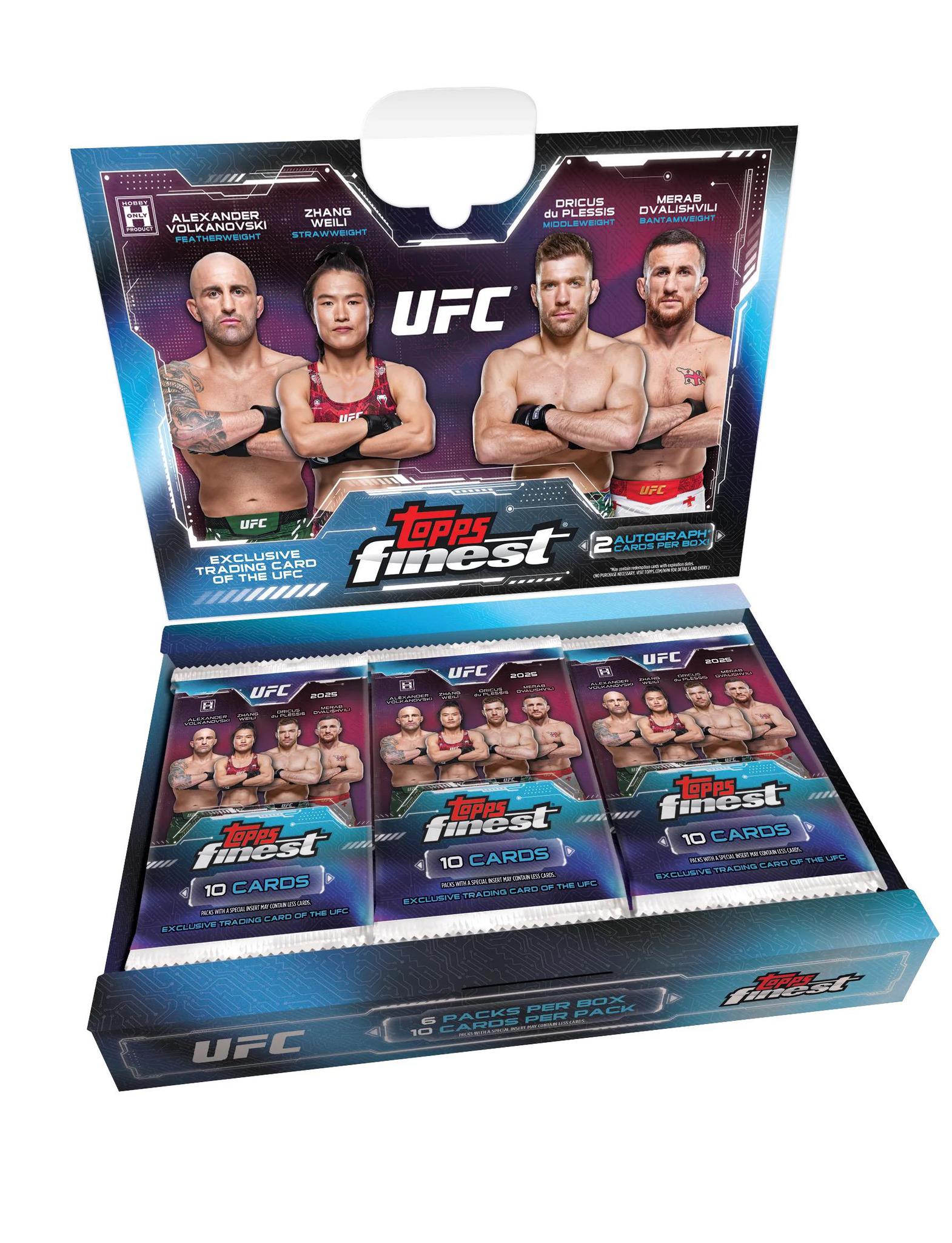 2025 Topps Finest UFC  - Hobby Box