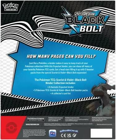 Pokémon Black Bolt Binder Collection