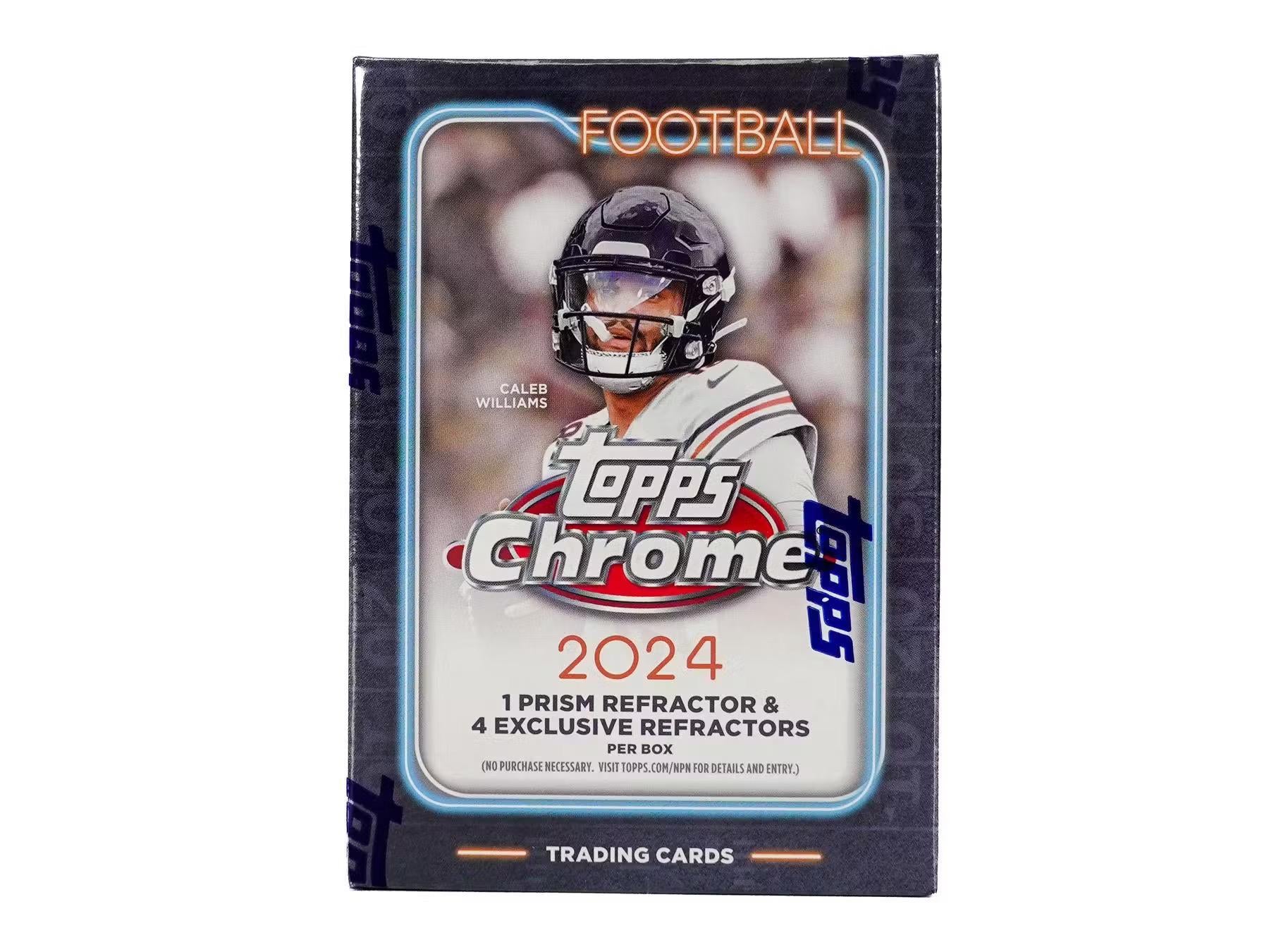 Topps Chrome 2024 Football 7-Pack Blaster Box